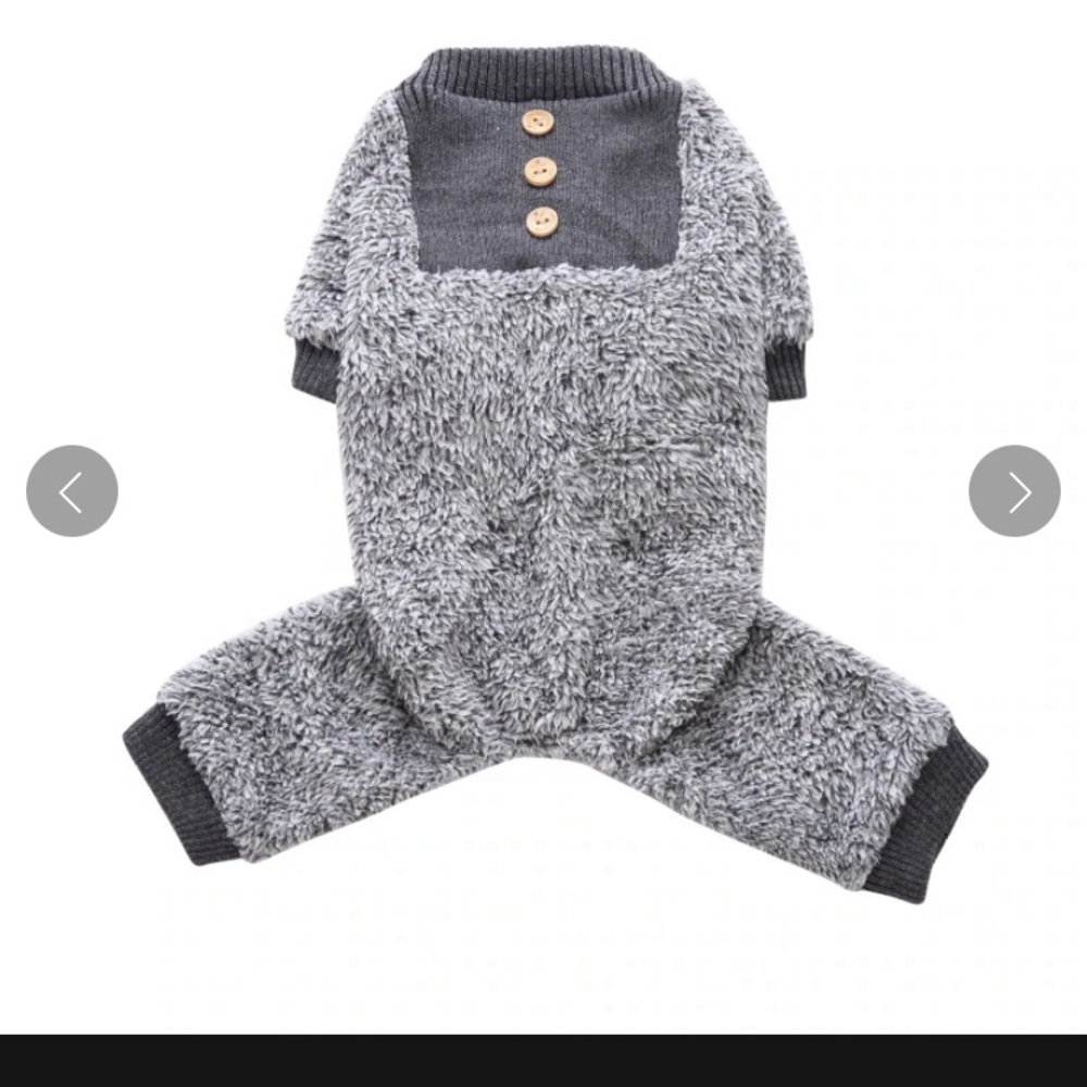 NWT Super Cute Fuzzy Dog Pajamas